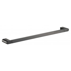 Flores Gun Metal Grey Single Towel Rail 600mm